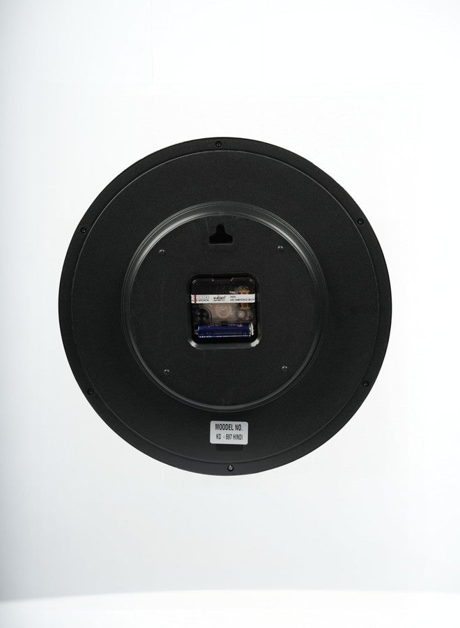 كايزر ساعة حائط كوارتز من كايزر مقاس 12 بوصة - ساعة تناظرية دائرية ذات صوت دقات ناعم لغرفة المعيشة والمكتب والمطبخ وغرفة الطعام - Image 3